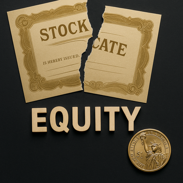 La valo est morte. Ton equity aussi.